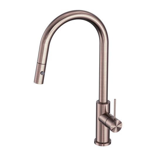 MECCA PULL OUT SINK MIXER WITH VEGIE SPRAY FUNCTION BRUSHED BRONZE (NR221908BZ)