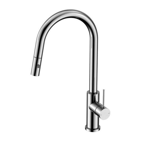 MECCA PULL OUT SINK MIXER WITH VEGIE SPRAY FUNCTION CHROME (NR221908CH)