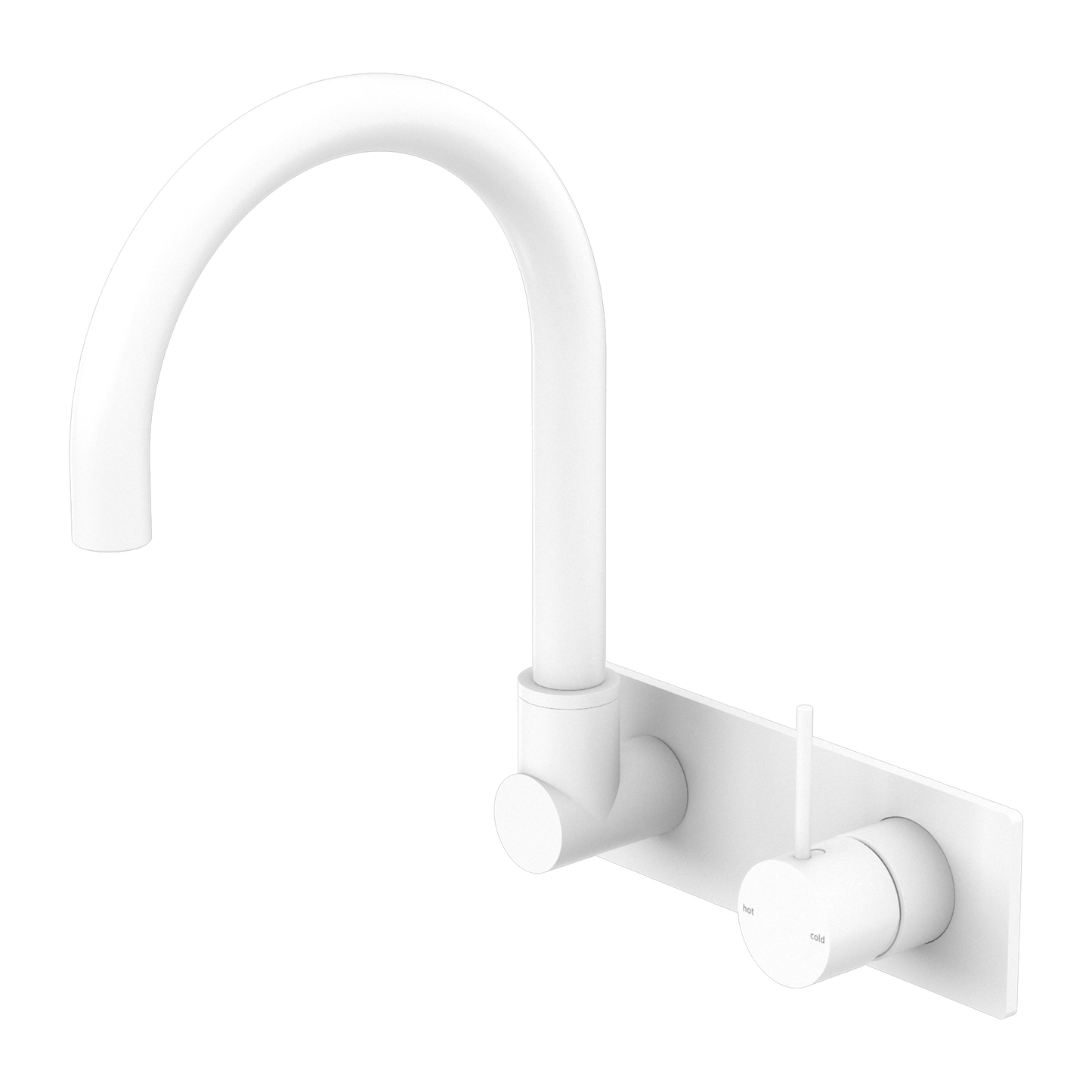 MECCA WALL BASIN/BATH MIXER SWIVEL SPOUT HANDLE UP MW (NR221909pMW)