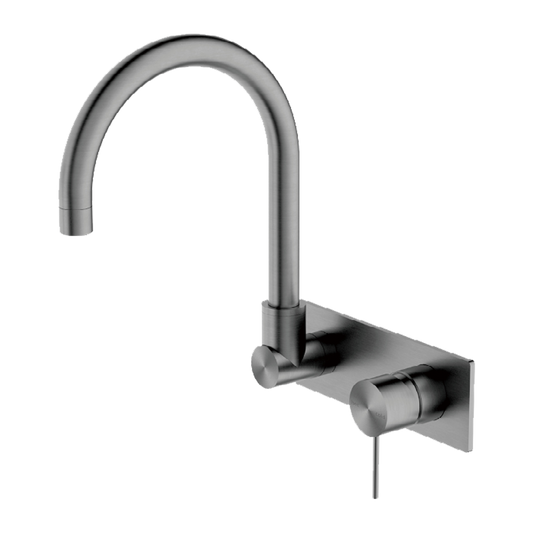 MECCA WALL BASIN/BATH MIXER SWIVEL SPOUT GM (NR221909qGM)