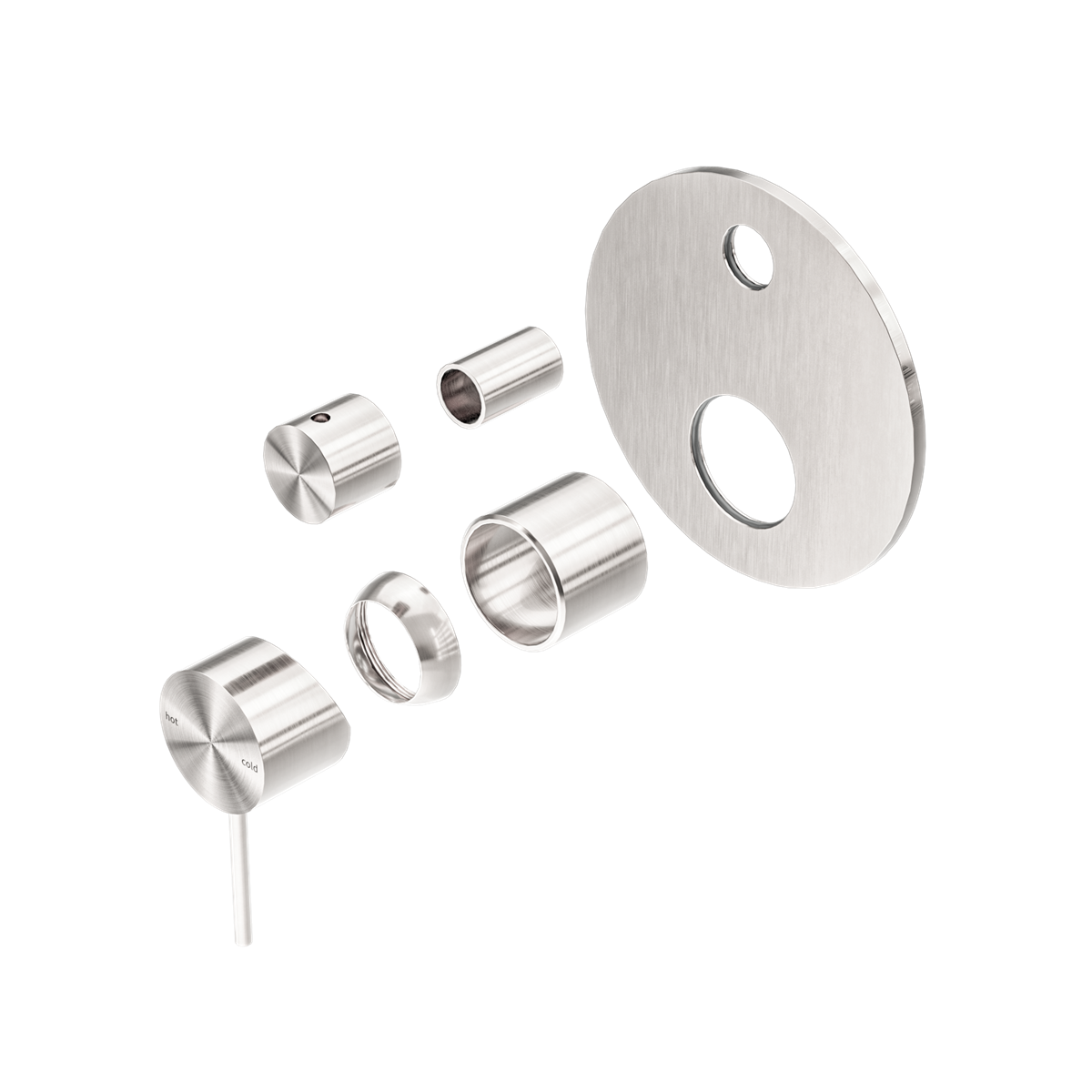 MECCA SHOWER MIXER WITH DIVERTOR TRIM KITS ONLY BRUSHED NICKEL (NR221911ATBN)