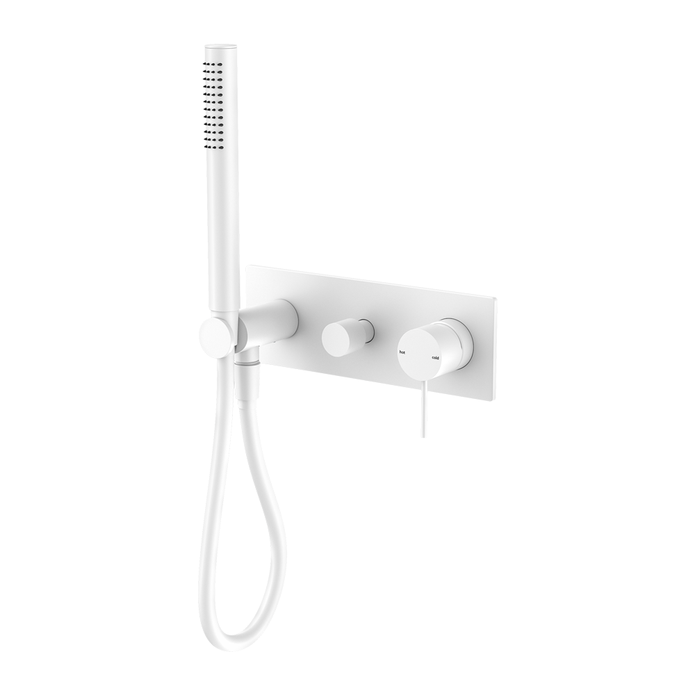 MECCA SHOWER MIXER DIVERTOR SYSTEM MATTE WHITE (NR221912EMW)