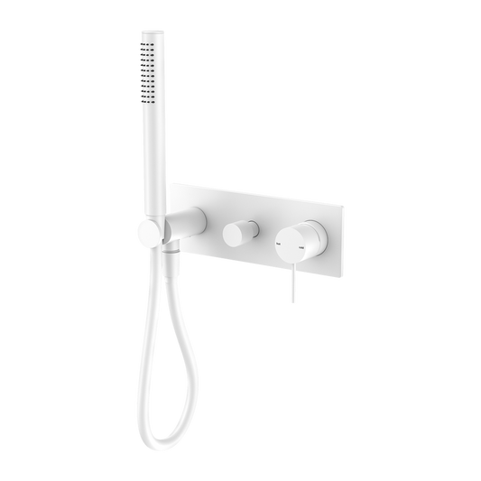 MECCA SHOWER MIXER DIVERTOR SYSTEM MATTE WHITE (NR221912EMW)