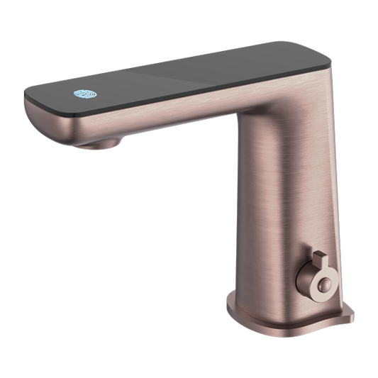 CLAUDIA SENSOR MIXER WITH BLACK TOP DISPLAY BRUSHED BRONZE (NR222101BZ)