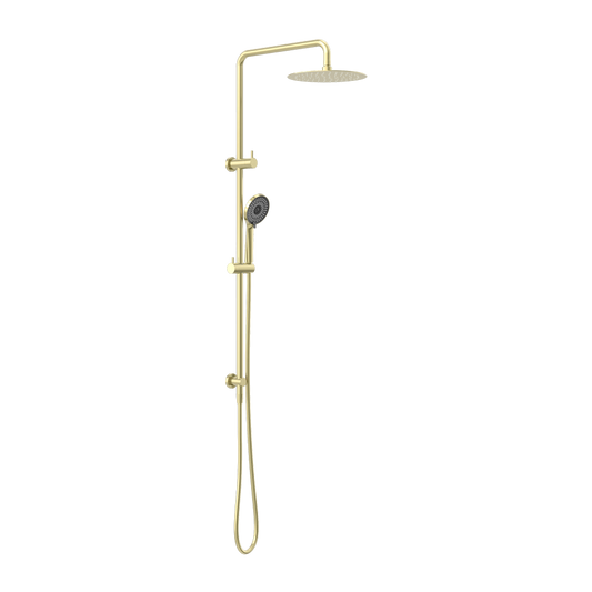 ROUND PROJECT TWIN SHOWER BRUSHED GOLD (NR232105DBG)