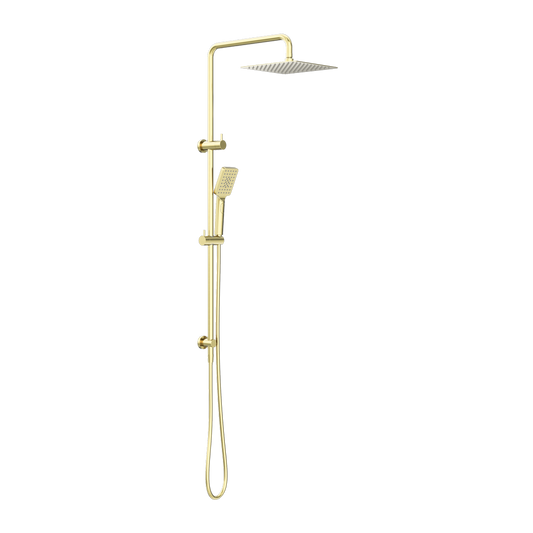 SQUARE PROJECT TWIN SHOWER BRUSHED GOLD (NR232105EBG)