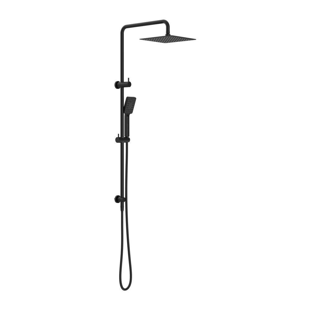 SQUARE PROJECT TWIN SHOWER MATTE BLACK (NR232105EMB)