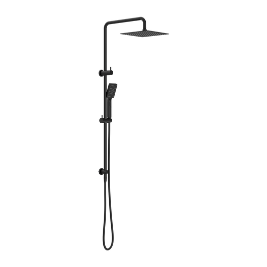 SQUARE PROJECT TWIN SHOWER MATTE BLACK (NR232105EMB)