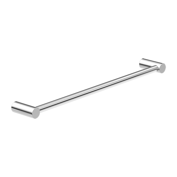 NEW MECCA SINGLE TOWEL RAIL 600MM CH (NR2324CH)