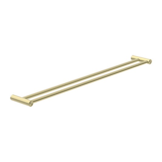 NEW MECCA DOUBLE TOWEL RAIL 800MM BG (NR2330dBG)