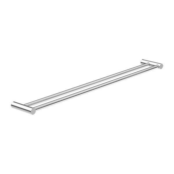 NEW MECCA DOUBLE TOWEL RAIL 800MM CH (NR2330dCH)