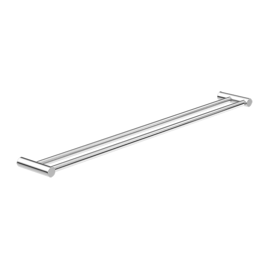 NEW MECCA DOUBLE TOWEL RAIL 800MM CH (NR2330dCH)