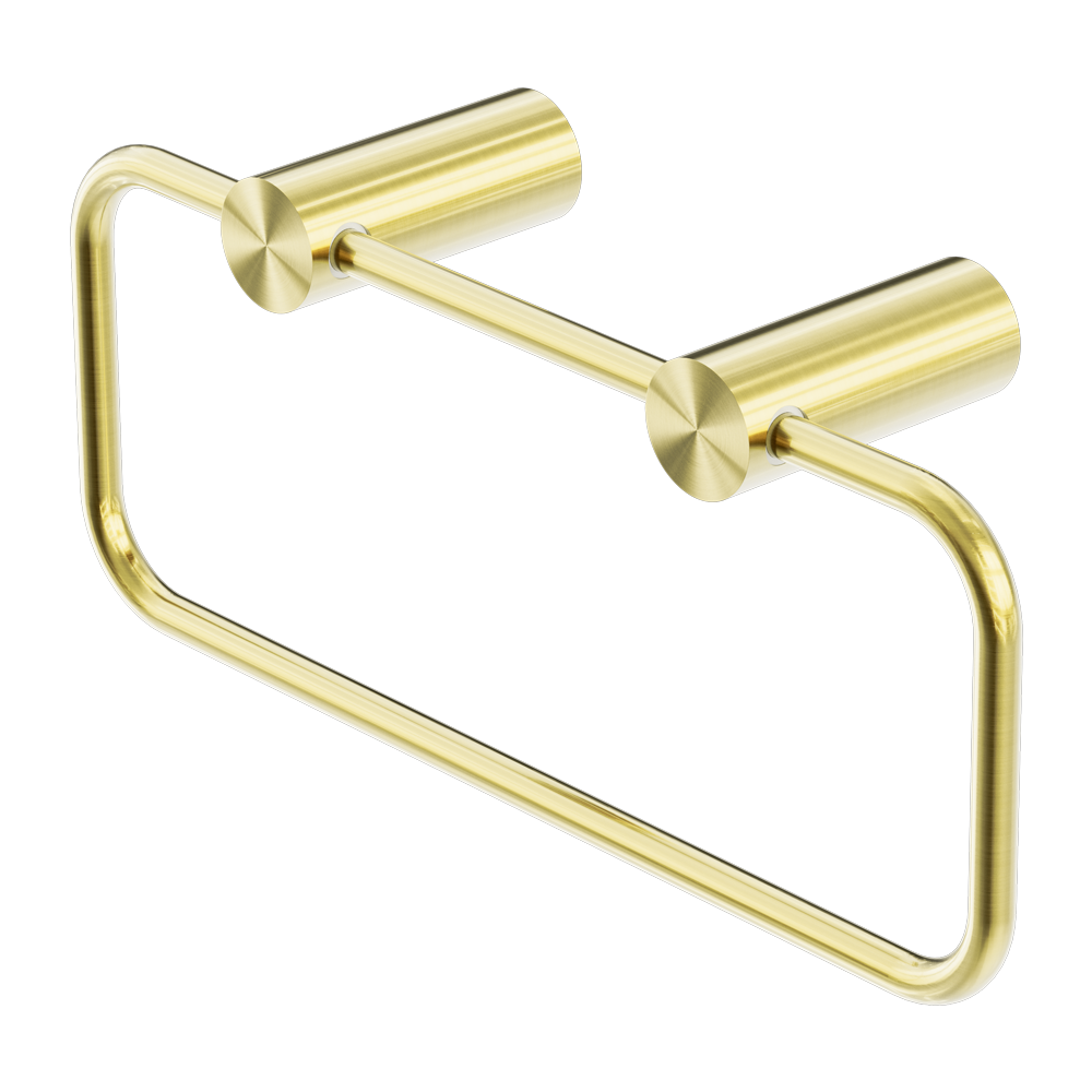 NEW MECCA TOWEL RING BRUSHED GOLD (NR2380ABG)