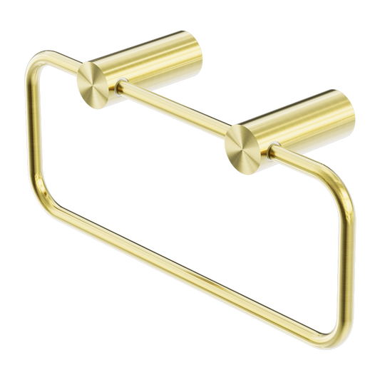 NEW MECCA TOWEL RING BRUSHED GOLD (NR2380ABG)