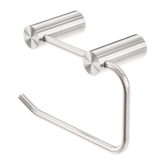 NEW MECCA TOILET ROLL HOLDER BRUSHED NICKEL (NR2386BN)