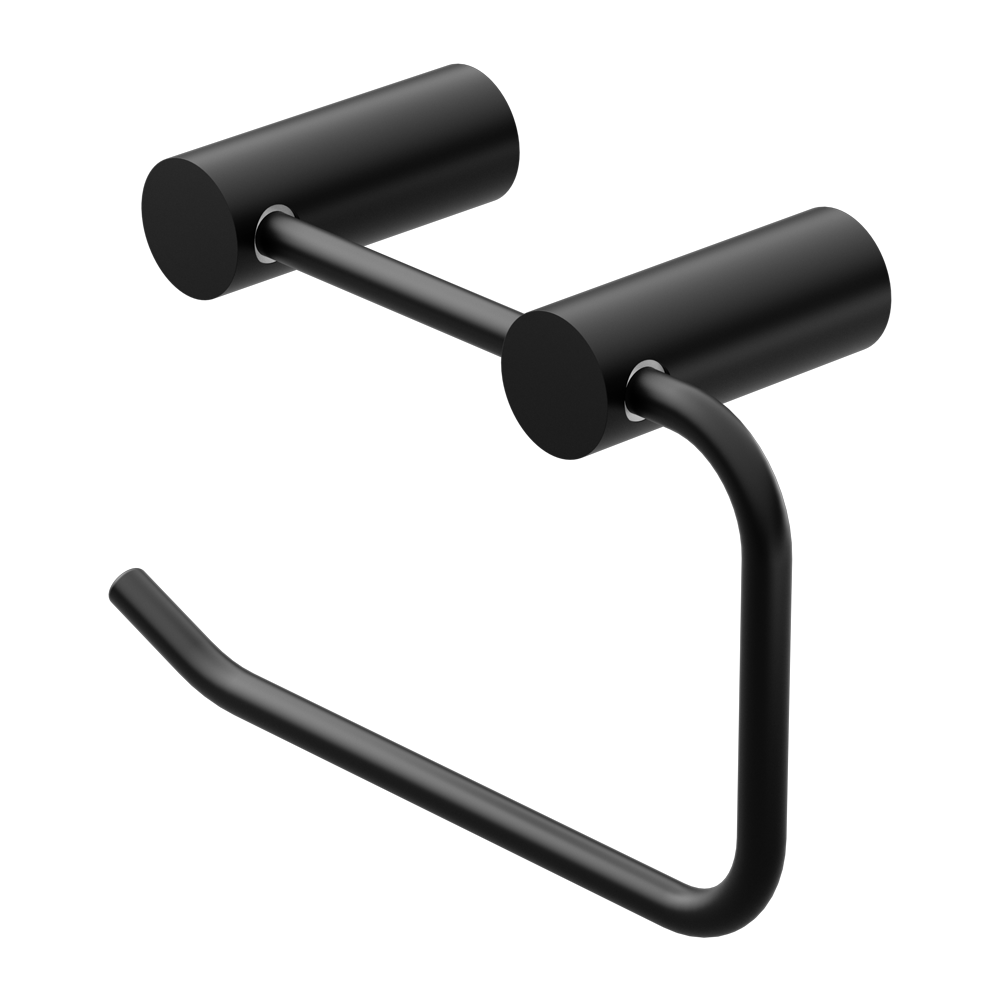 NEW MECCA TOILET ROLL HOLDER MATTE BLACK (NR2386MB)