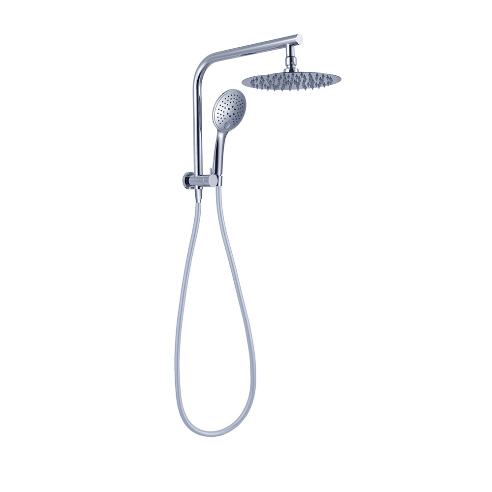 MECCA 2 IN 1 TWIN SHOWER CHROME (NR250805bCH)