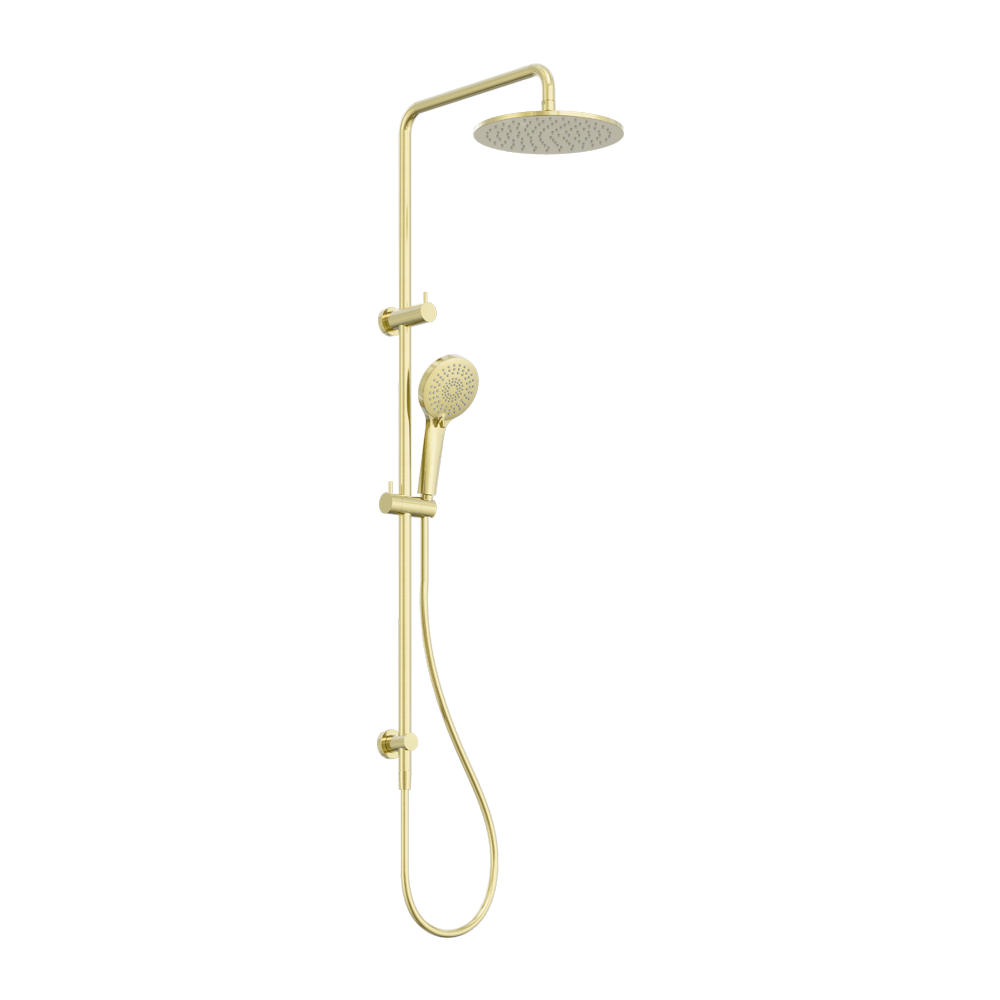 Round Twin Shower Brushed Gold (NR250805dBG)