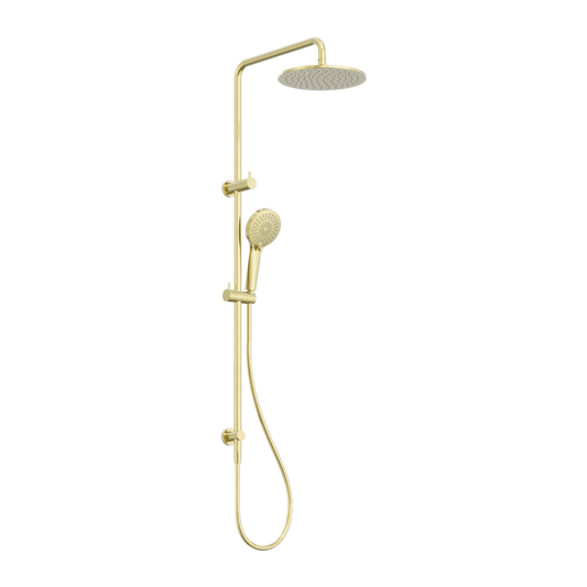 Round Twin Shower Brushed Gold (NR250805dBG)