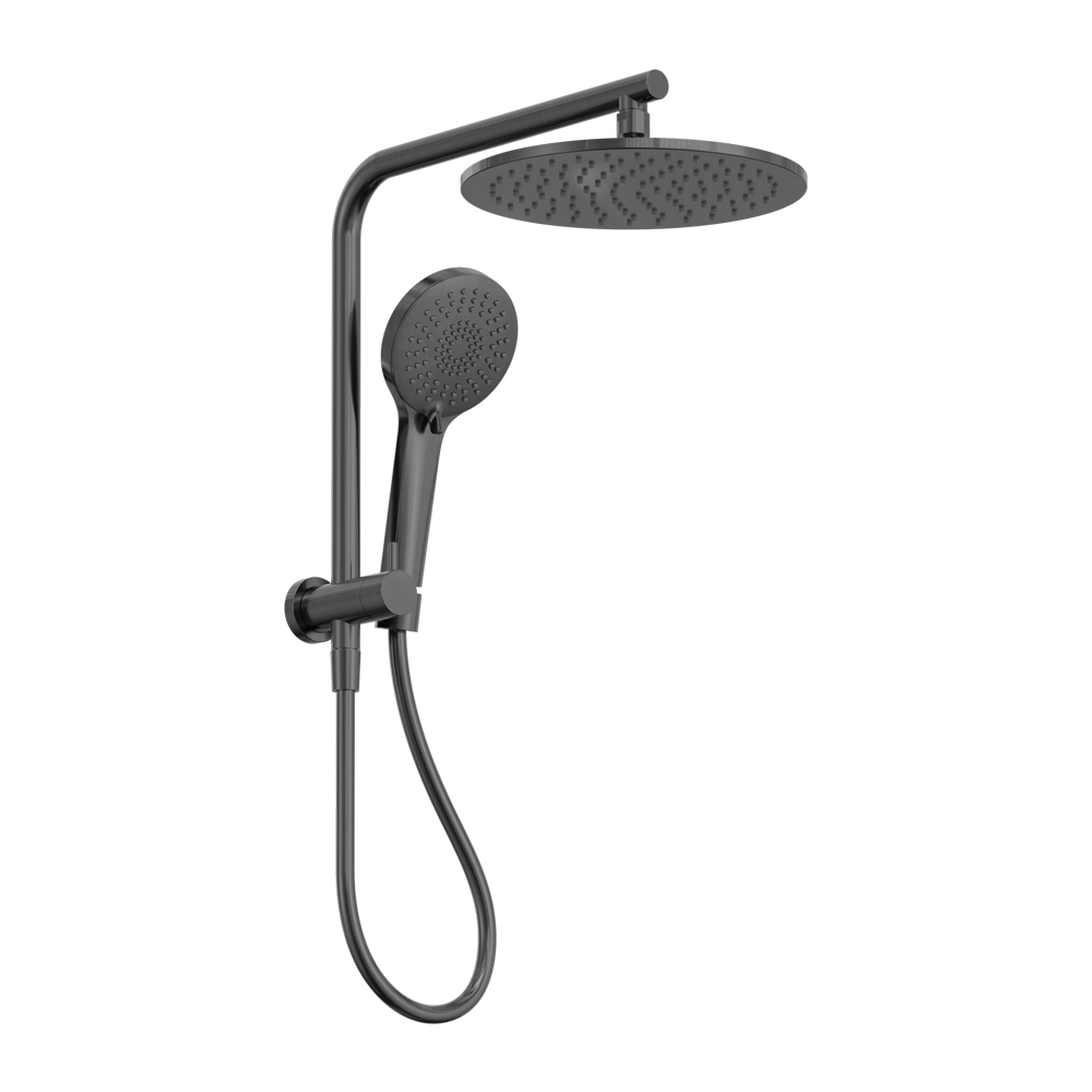 Mecca 2 In 1 Twin Shower Gun Metal (NR250805eGM)