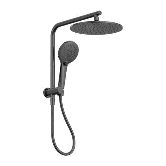 Mecca 2 In 1 Twin Shower Gun Metal (NR250805eGM)