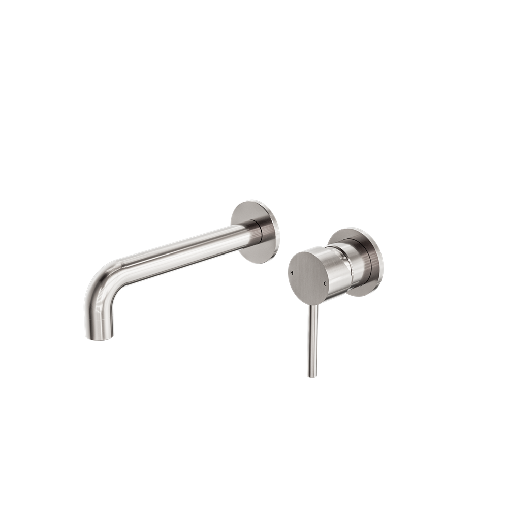 Dolce Wall Basin/Bath Mixer Separate Back Plate Brushed Nickel (NR250810cBN)