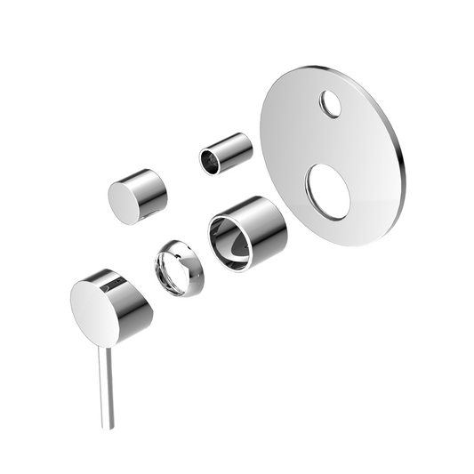 DOLCE SHOWER MIXER WITH DIVERTOR TRIM KITS ONLY CHROME (NR250811ATCH)