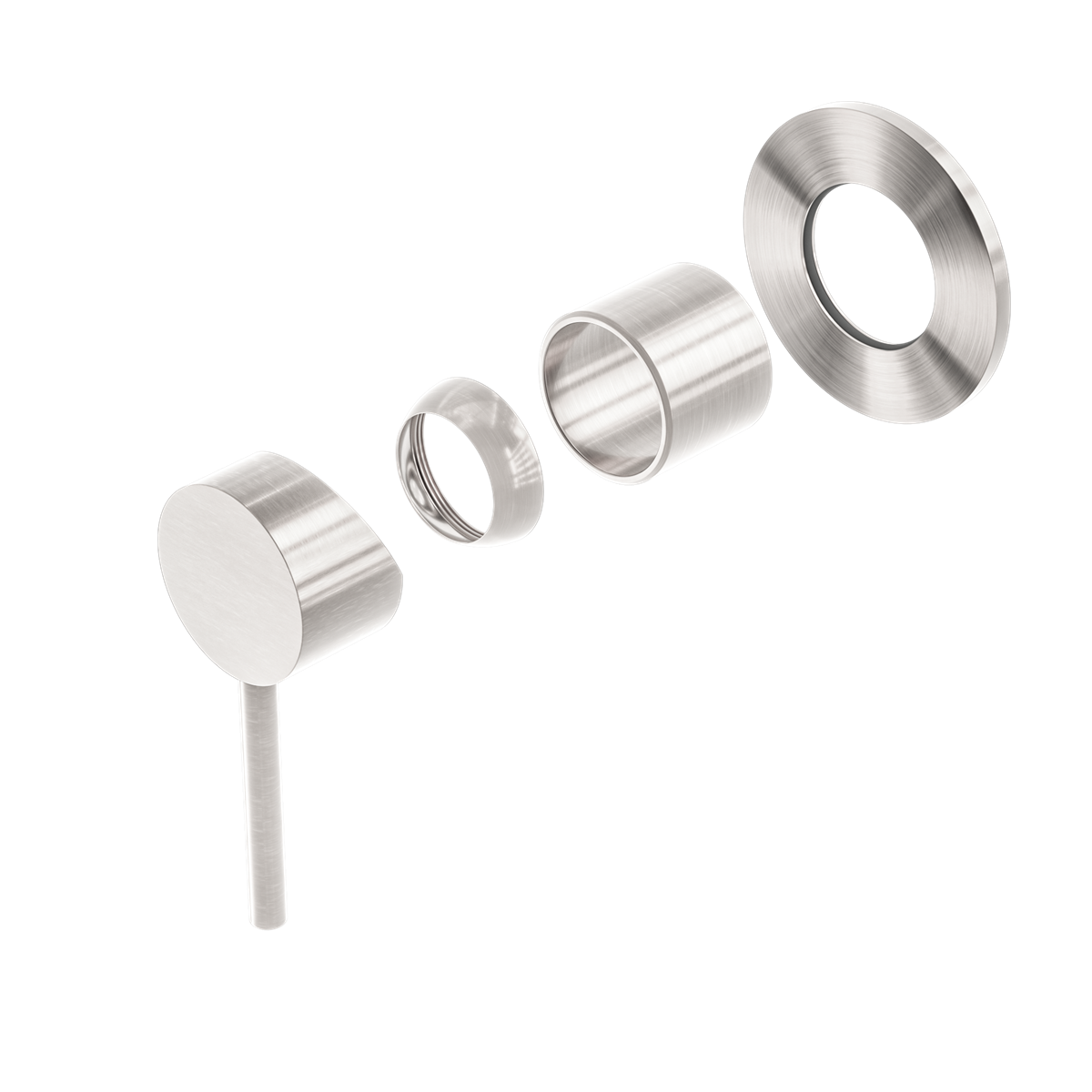 DOLCE SHOWER MIXER TRIM KITS ONLY BRUSHED NICKEL (NR250811TBN)