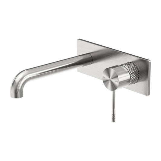 OPAL WALL BASIN/BATH MIXER 185MM SPOUT BN (NR251907aBN)