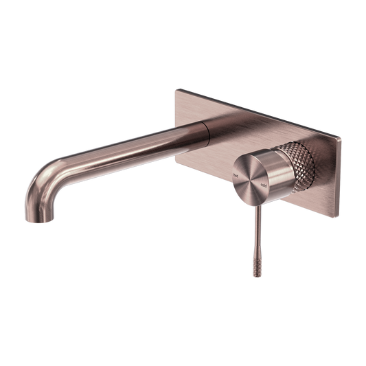 OPAL WALL BASIN/BATH MIXER 185MM SPOUT BZ (NR251907aBZ)