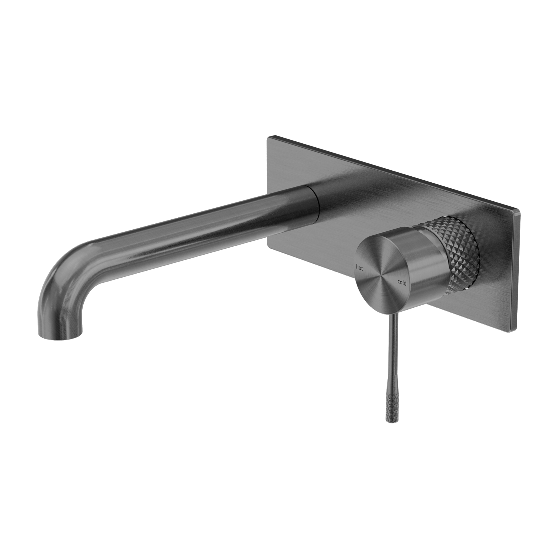 OPAL WALL BASIN/BATH MIXER 185MM SPOUT GR (NR251907aGR)