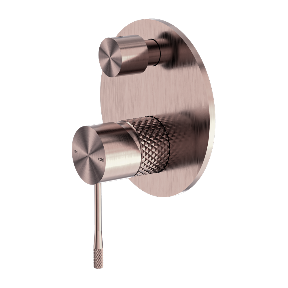 OPAL SHOWER MIXER WITH DIVERTOR BRUSHED BRONZE (NR251909aBZ)