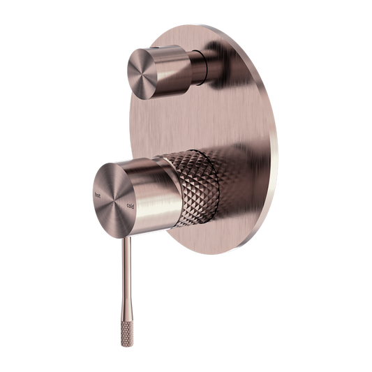 OPAL SHOWER MIXER WITH DIVERTOR BRUSHED BRONZE (NR251909aBZ)