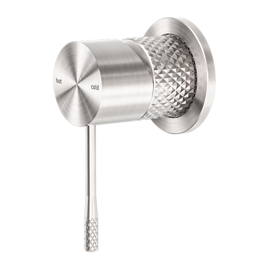 OPAL SHOWER MIXER 60MM PLATE BRUSHED NICKEL (NR251909HBN)