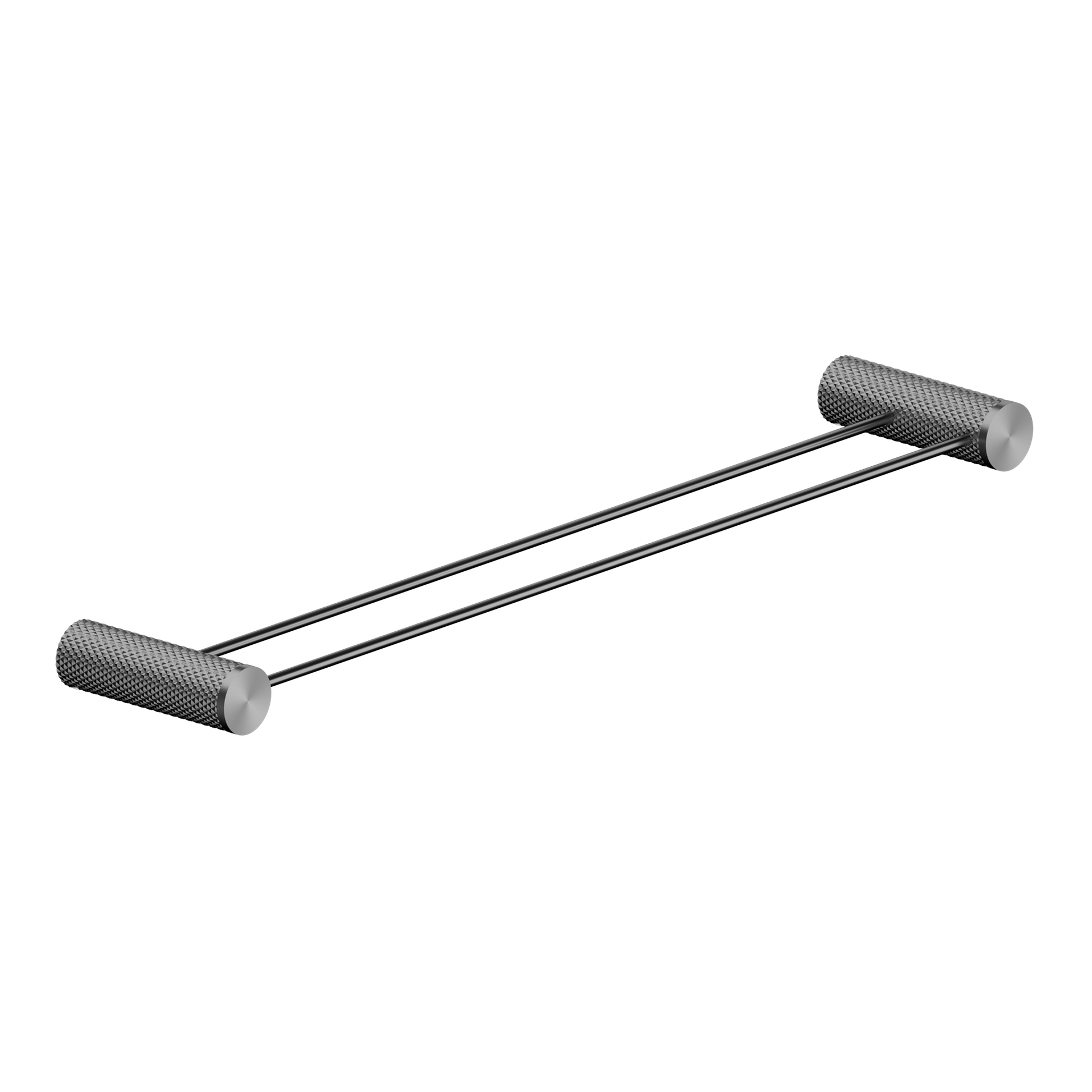 OPAL DOUBLE TOWEL RAIL 600MM GR (NR2524dGR)