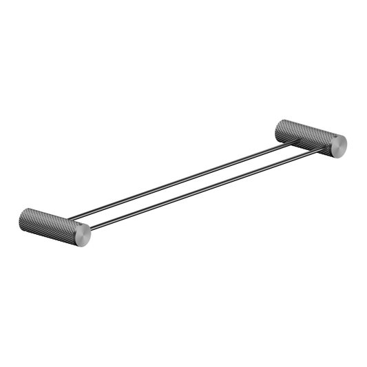 OPAL DOUBLE TOWEL RAIL 600MM GR (NR2524dGR)