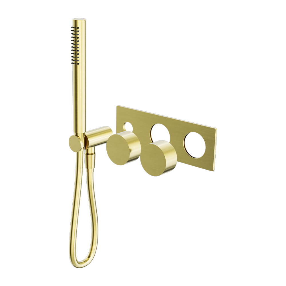 KARA PROGRESSIVE SHOWER SYSTEM TRIM KITS ONLY BRUSHED GOLD (NR271903ctBG)