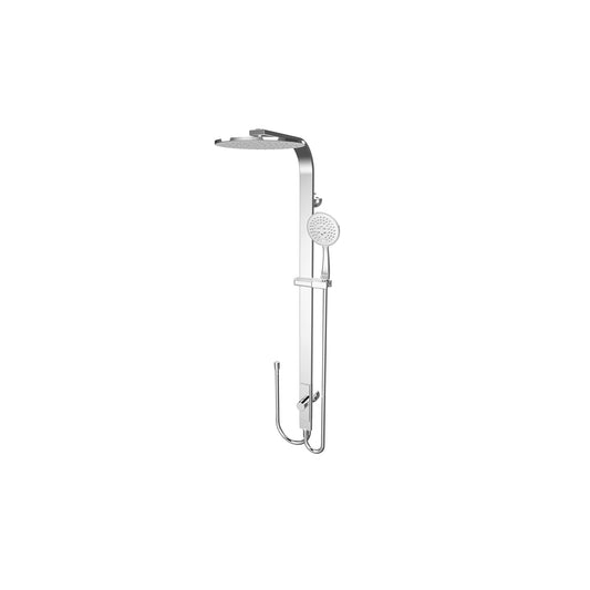 RAIN ROUND SHOWER SET CH (DOUBLE HOSE) (NR281305bCH)