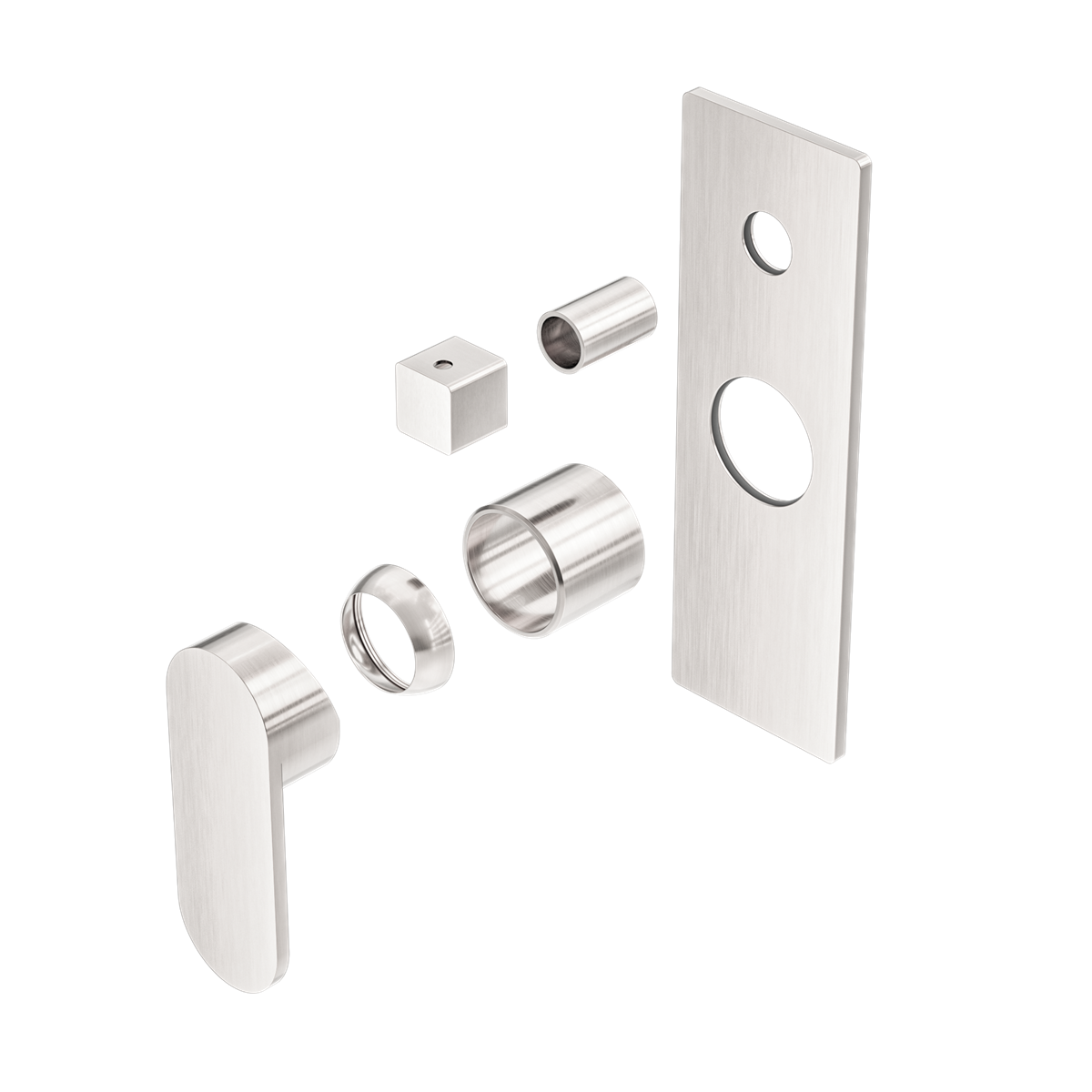 ECCO SHOWER MIXER WITH DIVERTOR TRIM KITS ONLY BRUSHED NICKEL (NR301311ATBN)