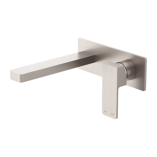 CELIA WALL BASIN/BATH MIXER BRUSHED NICKEL (NR301507aBN)