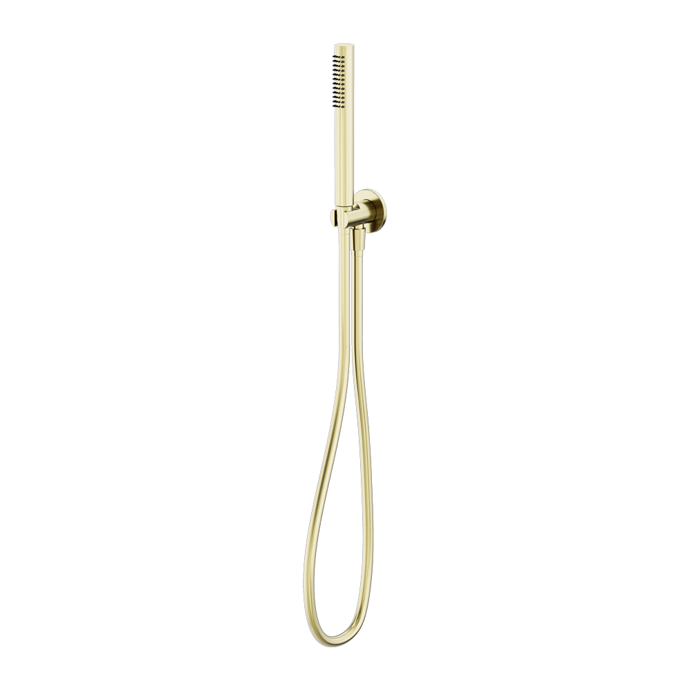 SLIM SHOWER ON BRACKET BRUSHED GOLD (NR307BG)