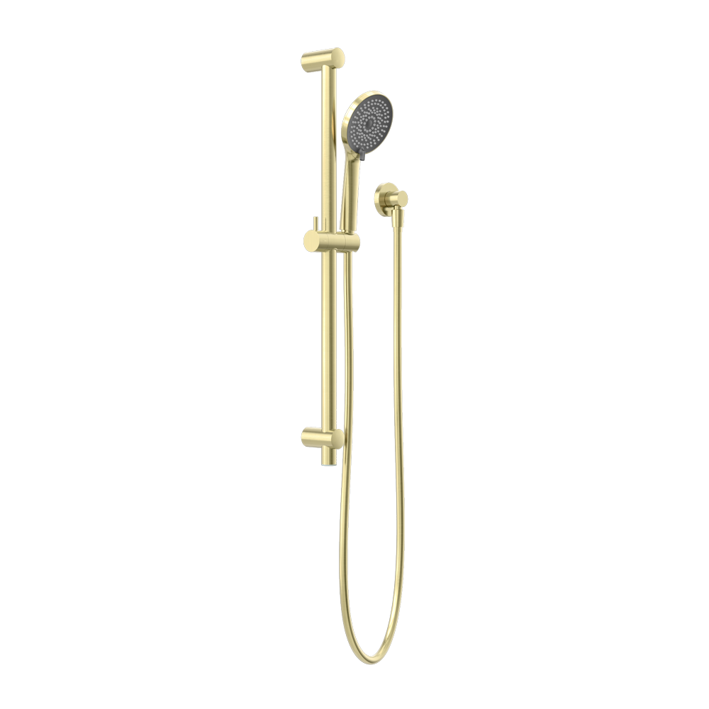 ROUND METAL PROJECT RAIL SHOWER BRUSHED GOLD (NR318BG)