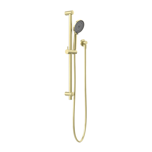 ROUND METAL PROJECT RAIL SHOWER BRUSHED GOLD (NR318BG)