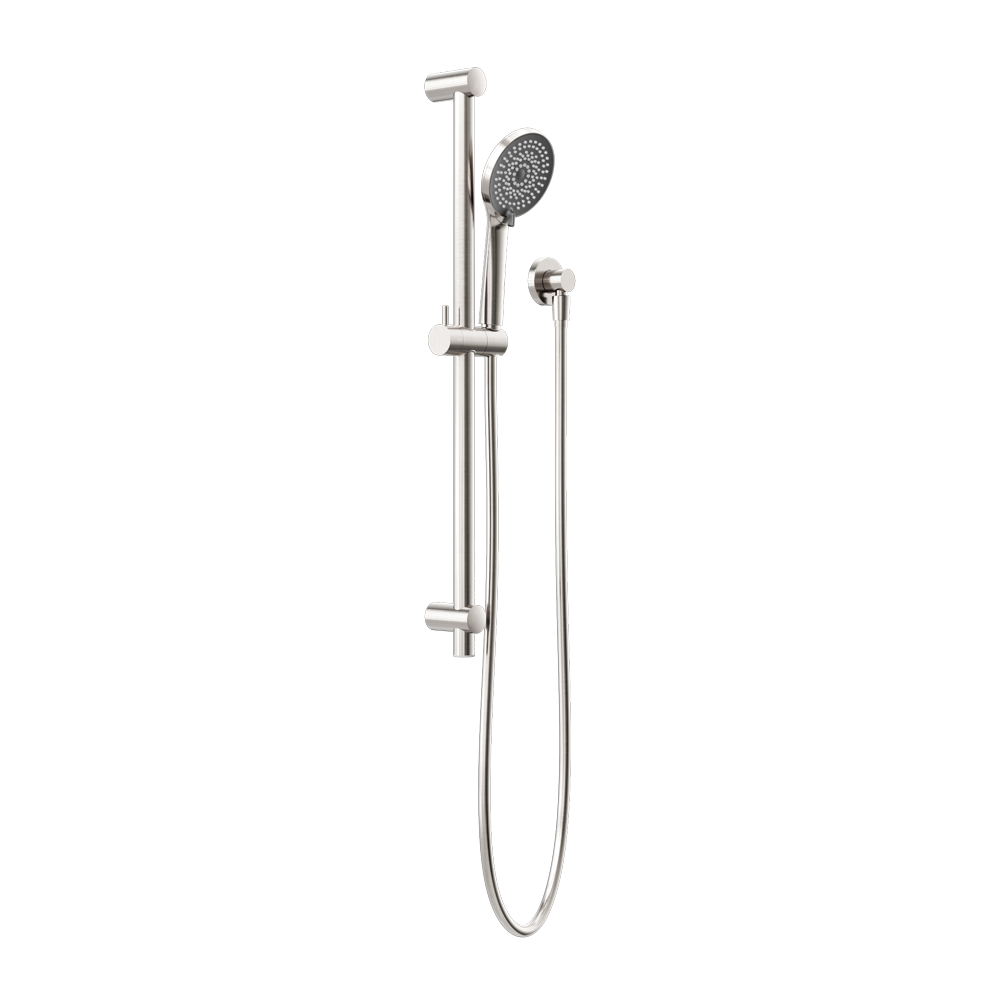 ROUND METAL PROJECT RAIL SHOWER BRUSHED NICKEL (NR318BN)