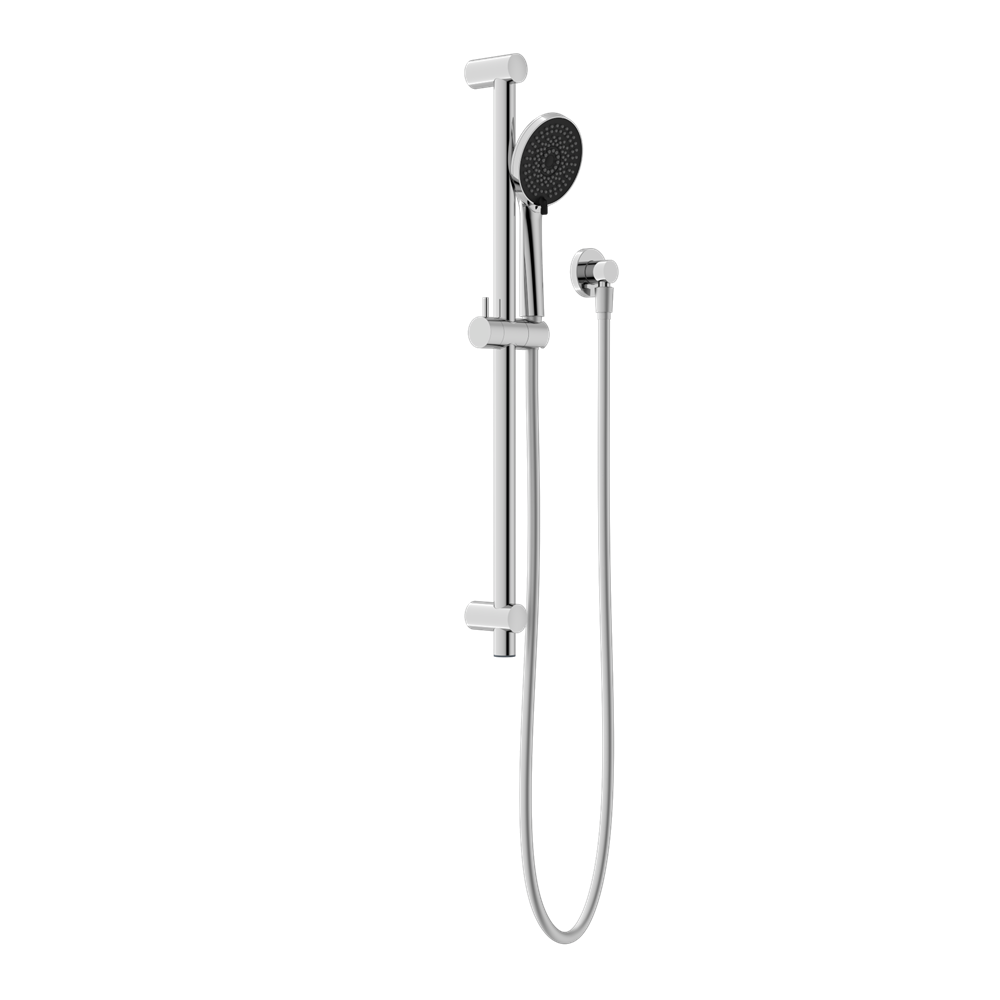 Round Metal Project Shower Rail 4 Star Rating Chrome (NR319CH)