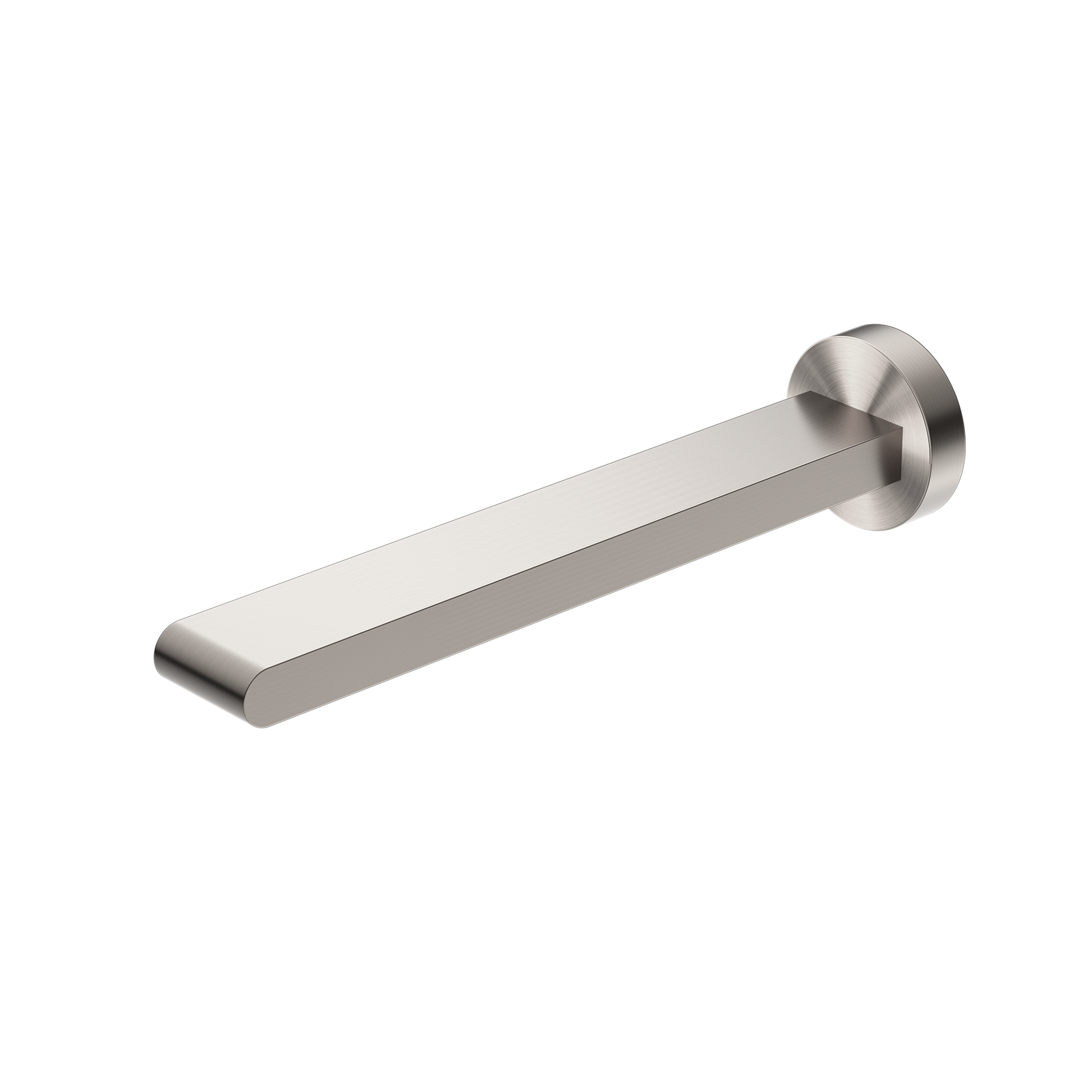 BIANCA FIXED BASIN/BATH SPOUT ONLY 240MM BRUSHED NICKEL (NR321503BBN)