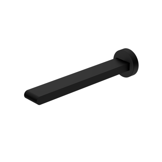 BIANCA FIXED BASIN/BATH SPOUT ONLY 240MM MATTE BLACK (NR321503BMB)