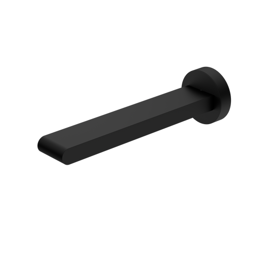 BIANCA FIXED BASIN/BATH SPOUT ONLY 200MM MATTE BLACK (NR321503MB)