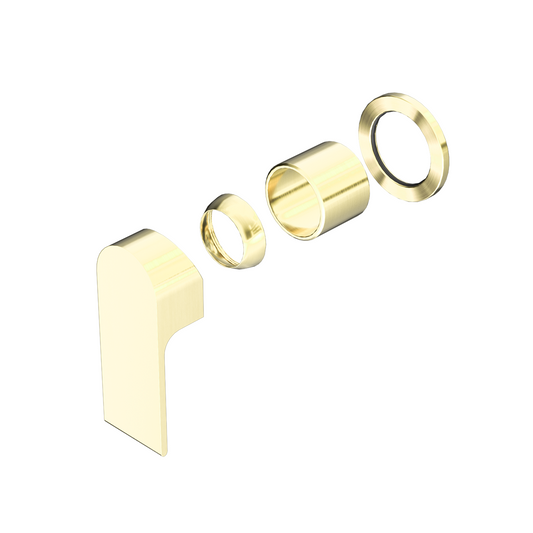 BIANCA SHOWER MIXER 60MM PLATE TRIM KITS ONLY BRUSHED GOLD (NR321511HTBG)