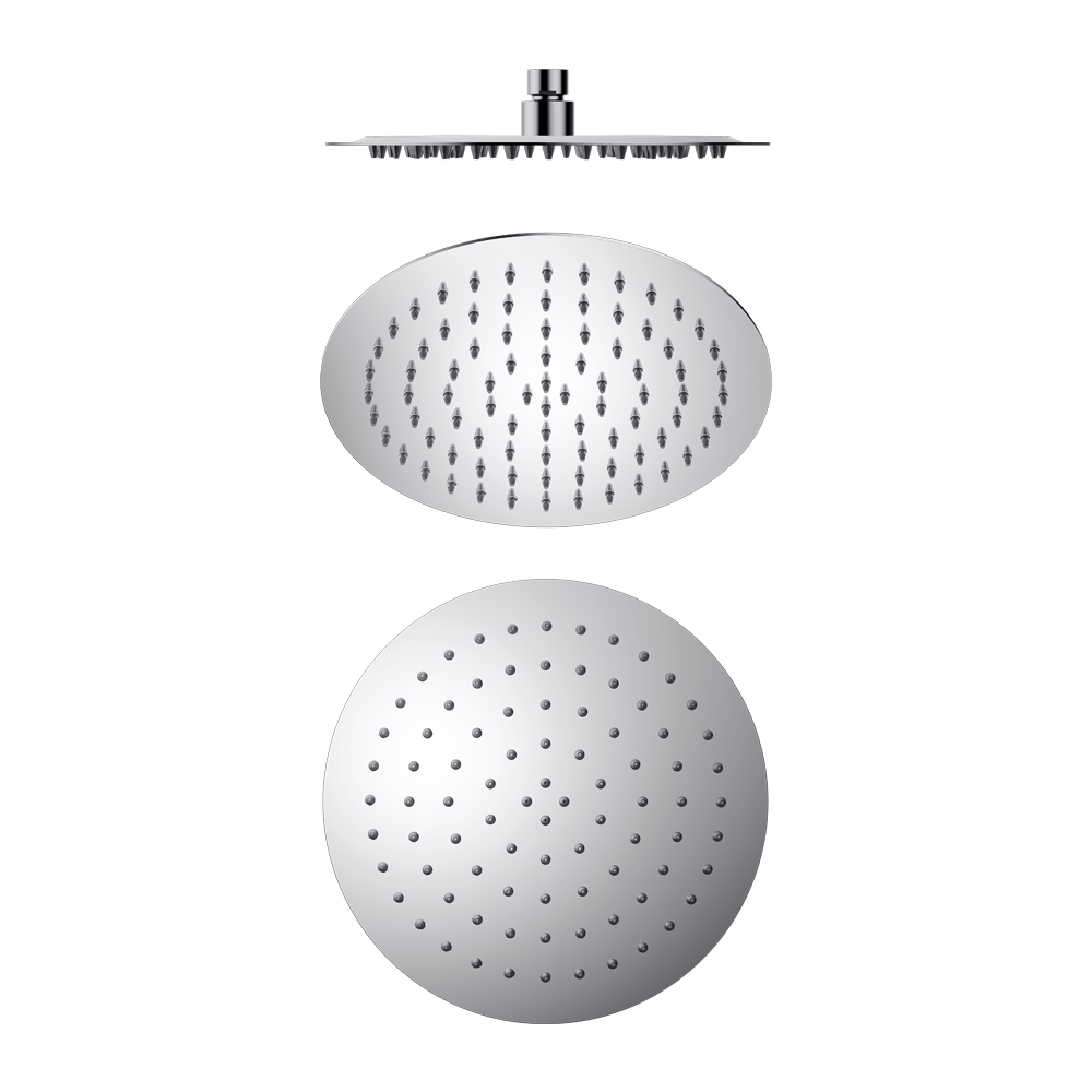 250mm Round Stainless Steel Shower Head 4 Star Rating Chrome (NR507036CH)